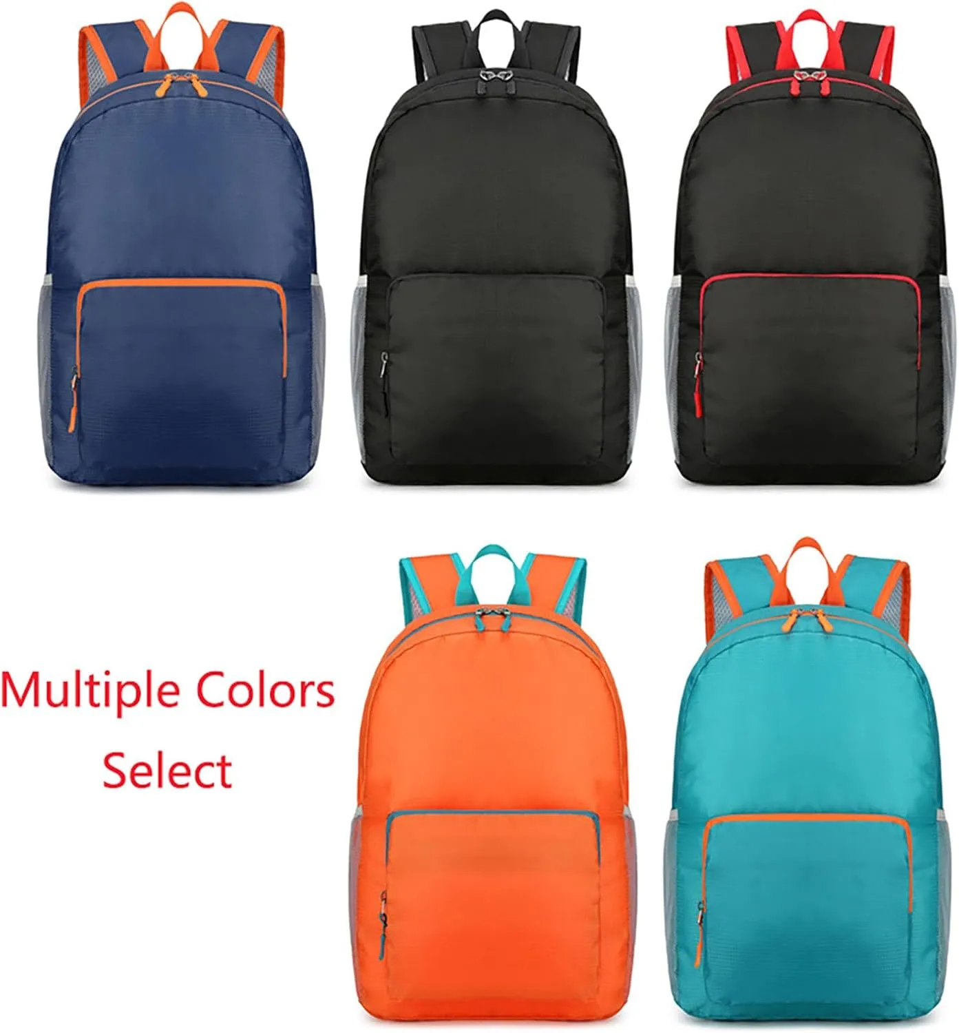 Ultralight Packable Backpack 16 Inch Waterproof Travel Daypack for Camping Hiking Outdoor (Blue)