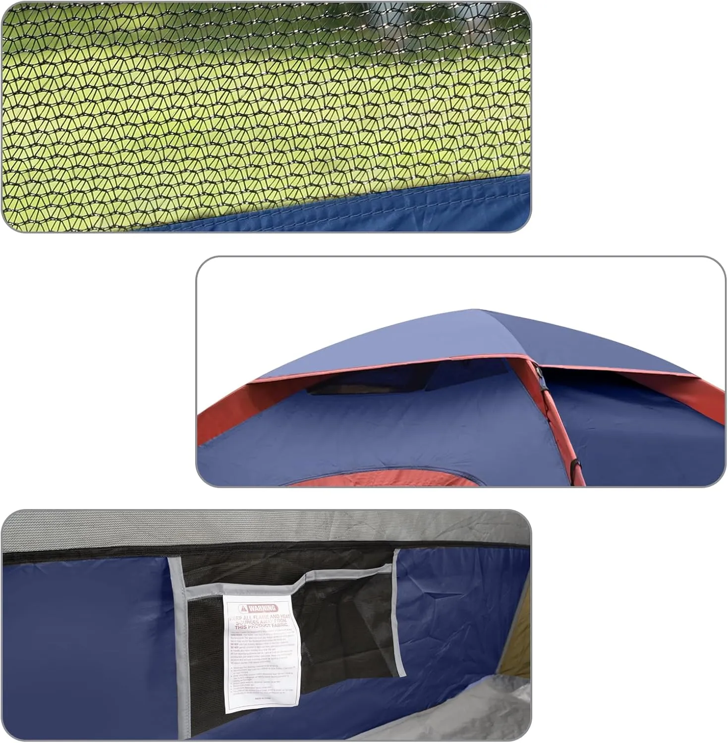 UNP Camping Tent 2/3/4/6 Person Dome Tent, Easy to Set Up for Camping, Lightweight Camping Tent, Portable Camping Tent for Outdoor and Backpacking Beaches