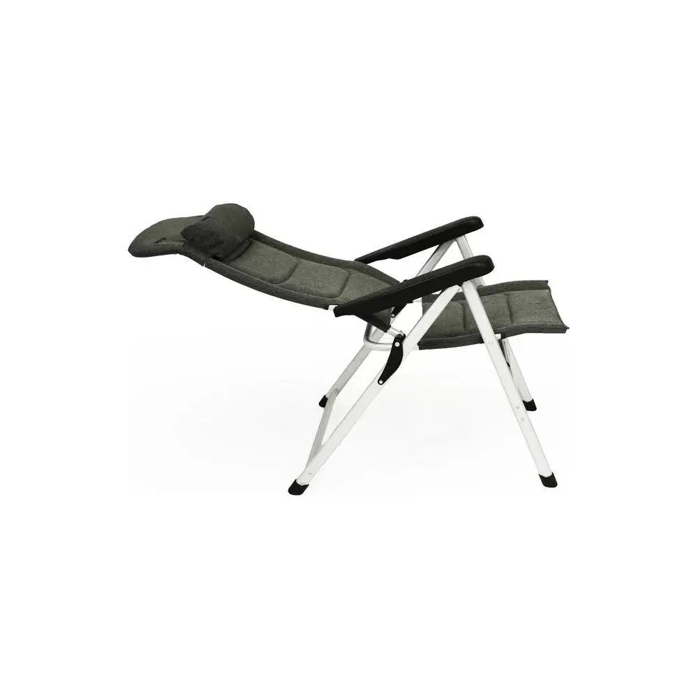 Vango Balletto Grey Recliner Chair Tall Heather