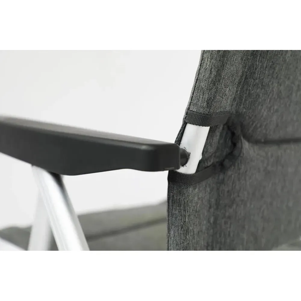 Vango Balletto Grey Recliner Chair Tall Heather