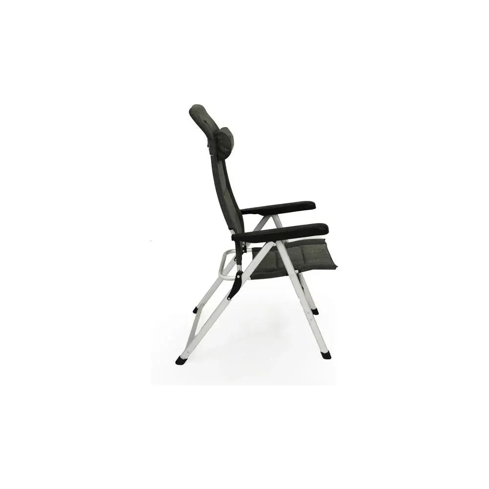 Vango Balletto Grey Recliner Chair Tall Heather