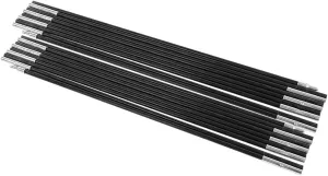 VGEBY Tent Support Rod, 4.9M Fiberglass Camping Tent Poles Bars Outdoor Sunshelter Support Tent Rod Replacement Awning Frames Accessories