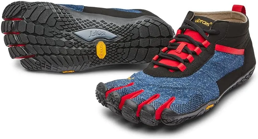 Vibram Men’s FiveFingers V-Trek Trail Hiking Shoes – Minimalist Outdoor Footwear with Wool Blend Upper, Megagrip Outsole, Lightweight, Durable for Trekking