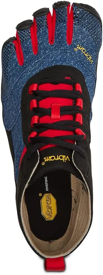 Vibram Men’s FiveFingers V-Trek Trail Hiking Shoes – Minimalist Outdoor Footwear with Wool Blend Upper, Megagrip Outsole, Lightweight, Durable for Trekking
