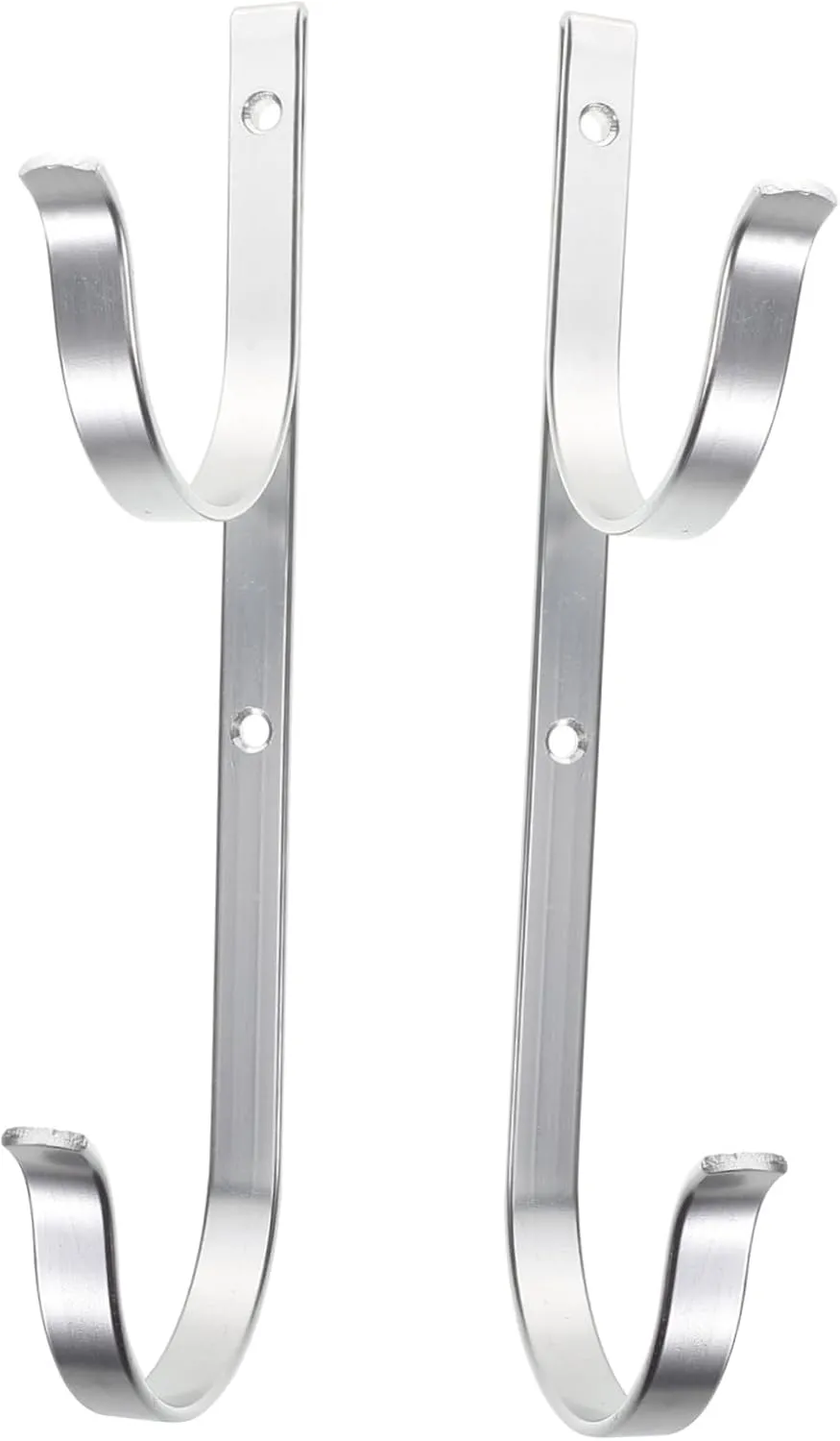 VICASKY Pool Pole Hangers Hooks 2 Pack Heavy Duty Aluminum Alloy for Swimming Pool Telescopic Poles Skimmer Nets Brush Storage