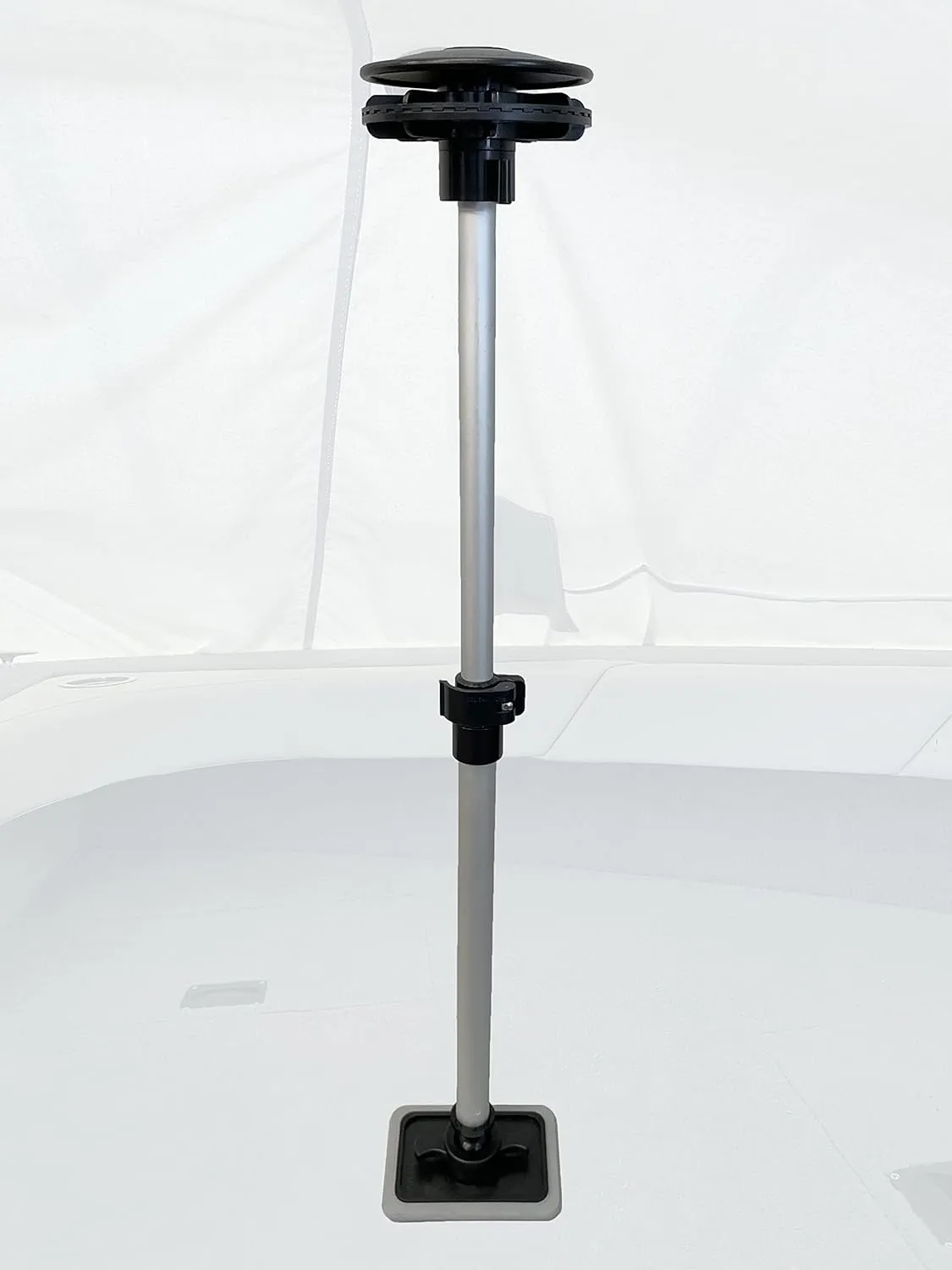 Vico Marine Boat Cover Support System – Pole   Boat Vent 2   Pole Base (28" - 47") GXP47A-1 BV2 PBR BLK – Easy Installation, UV-Resistant