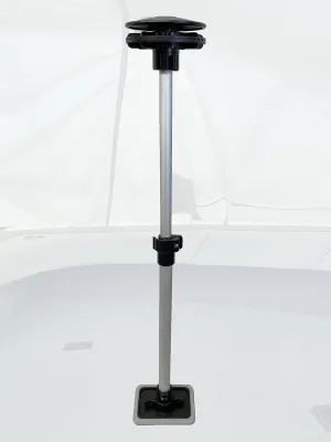 Vico Marine Boat Cover Support System – Pole   Boat Vent 2   Pole Base (28" - 47") GXP47A-1 BV2 PBR BLK – Easy Installation, UV-Resistant