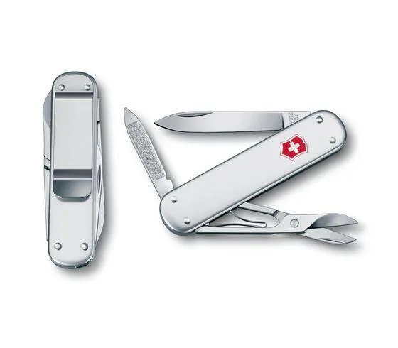 Victorinox "Money Clip" Knife Silver Alox
