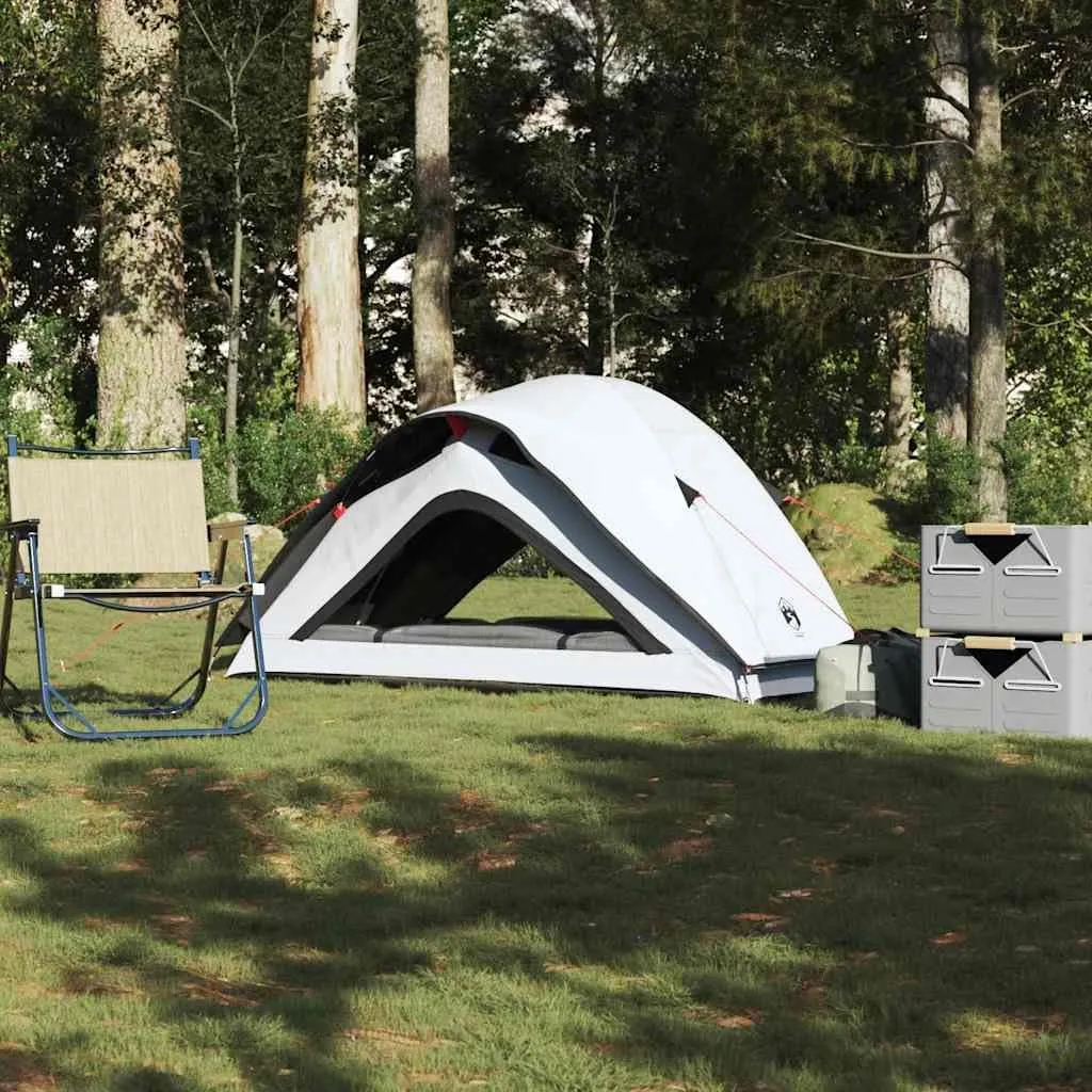 vidaXL 1-Person Camping Tent - Waterproof Blackout Fabric - 185T Polyester, 83.9"x33.1"x39.4" Hiking/Travel Adventure Gear - Lightweight, Portable, Easy Assembly
