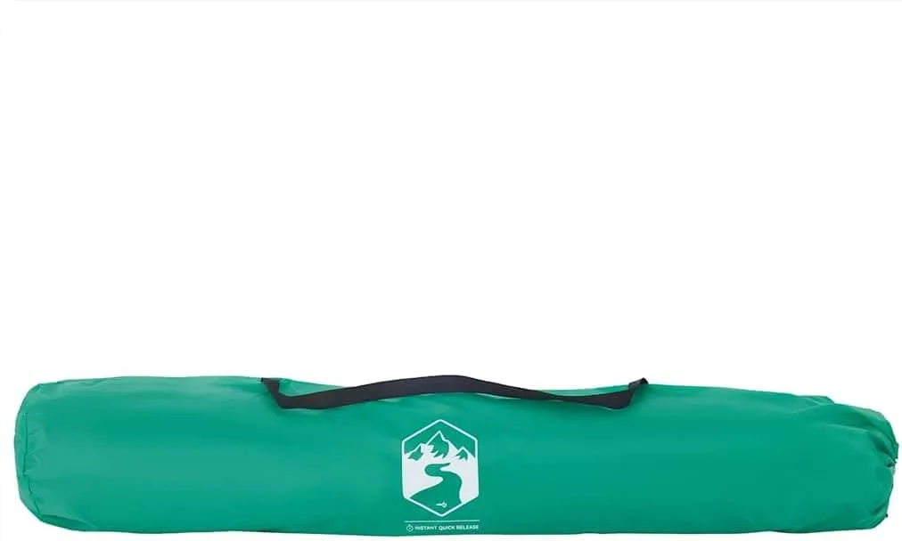 vidaXL Beach Tent 3-Person, Outdoor Shelter, Camping Tent for Garden Patio, Backpacking Tent, Beach Canopy, Sea Green Quick Release Waterproof