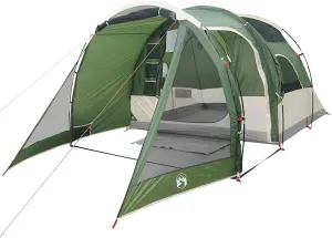 vidaXL Camping Tent Tunnel 4-Person Green Waterproof, Tent, Camping shelter, Garden shelter, Garden Tent, Outdoor shelter, Waterproof Tent