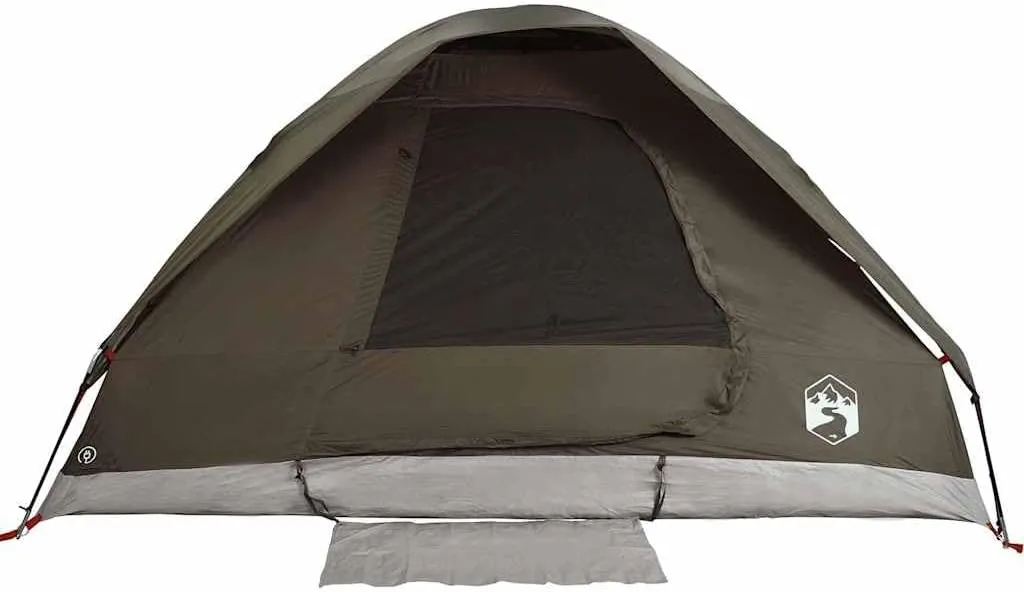 vidaXL Family Tent Dome Camping Shelter Utility Tent Blackout Fabric Waterproof