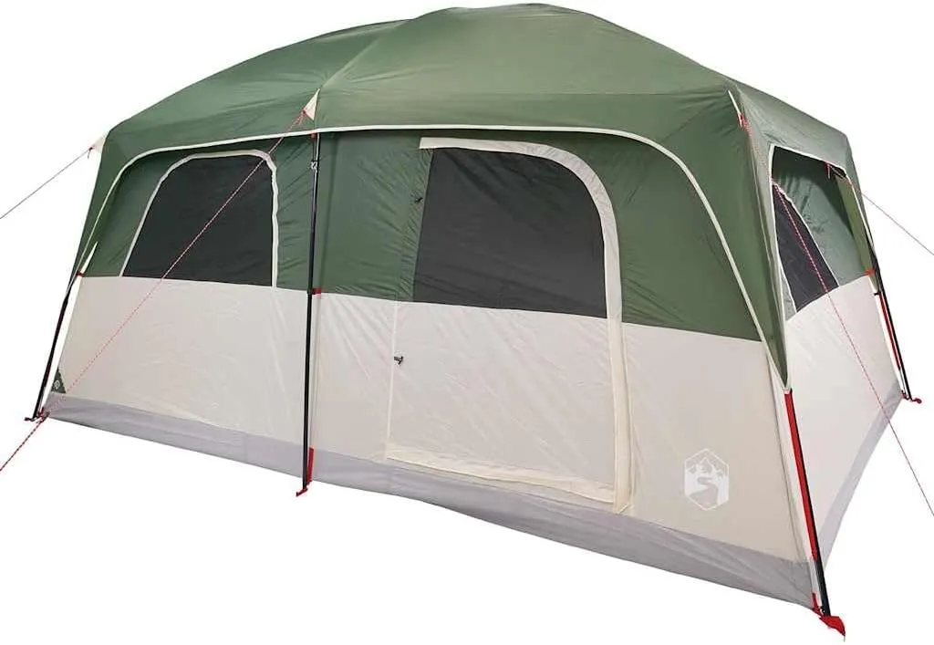 vidaXL Family Tent for 10 People Dome Tent Camping Tent Waterproof