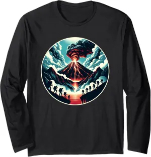 Volcano Hiking Volcano Trekking Long Sleeve T-Shirt