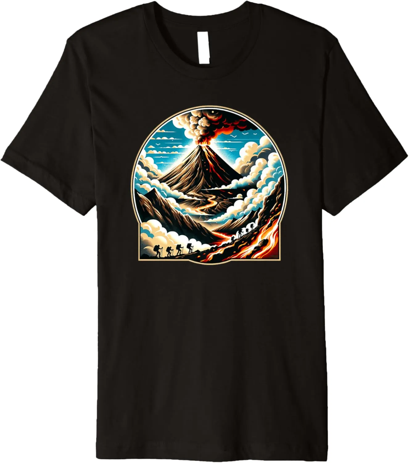 Volcano Hiking Volcano Trekking Premium T-Shirt