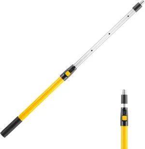 VOOMEY 2.3-4 FT Telescopic Extension Pole, Multi-Purpose Extendable Pole with Push Button Lock for Painting Dusting and Window Cleaning