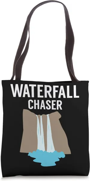 Waterfall Chaser Water Hiking Hiker Trekking Nature Outdoor Tote Bag