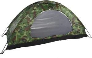 Waterproof Camouflage Tent Camping Tent Lightweight for Hiking One Person