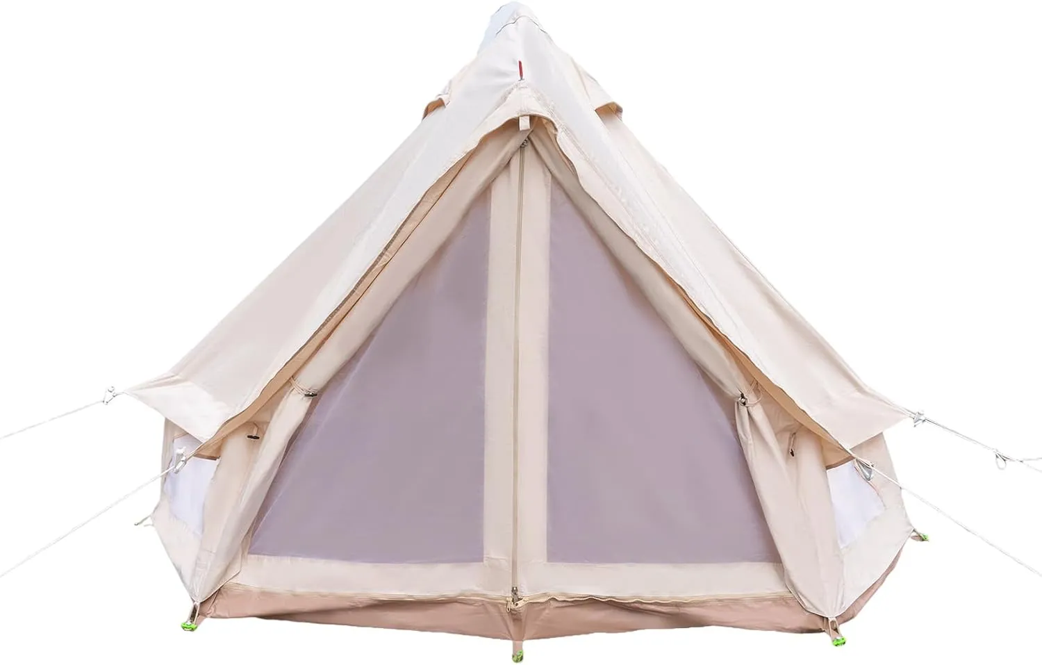 Waterproof Deluxe Camping Tent Four Seasons Yurt Camping Tent Canvas Tent Bell Tent Camping Tent Outdoor Camping Single Bell Tent 3m Khaki