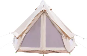 Waterproof Deluxe Camping Tent Four Seasons Yurt Camping Tent Canvas Tent Bell Tent Camping Tent Outdoor Camping Single Bell Tent 3m Khaki