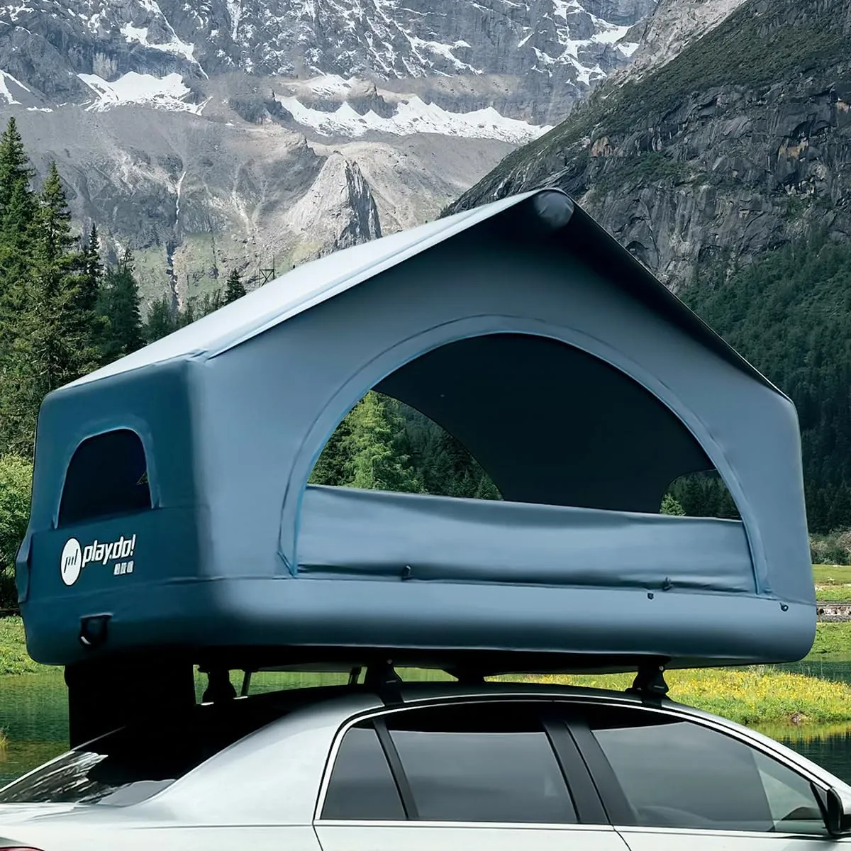 WINTENT Truck Roof Tent, Car SUV Roof Tent Inflatable,Roof Top Tent Camping for 2 Person,Easy to Set Up