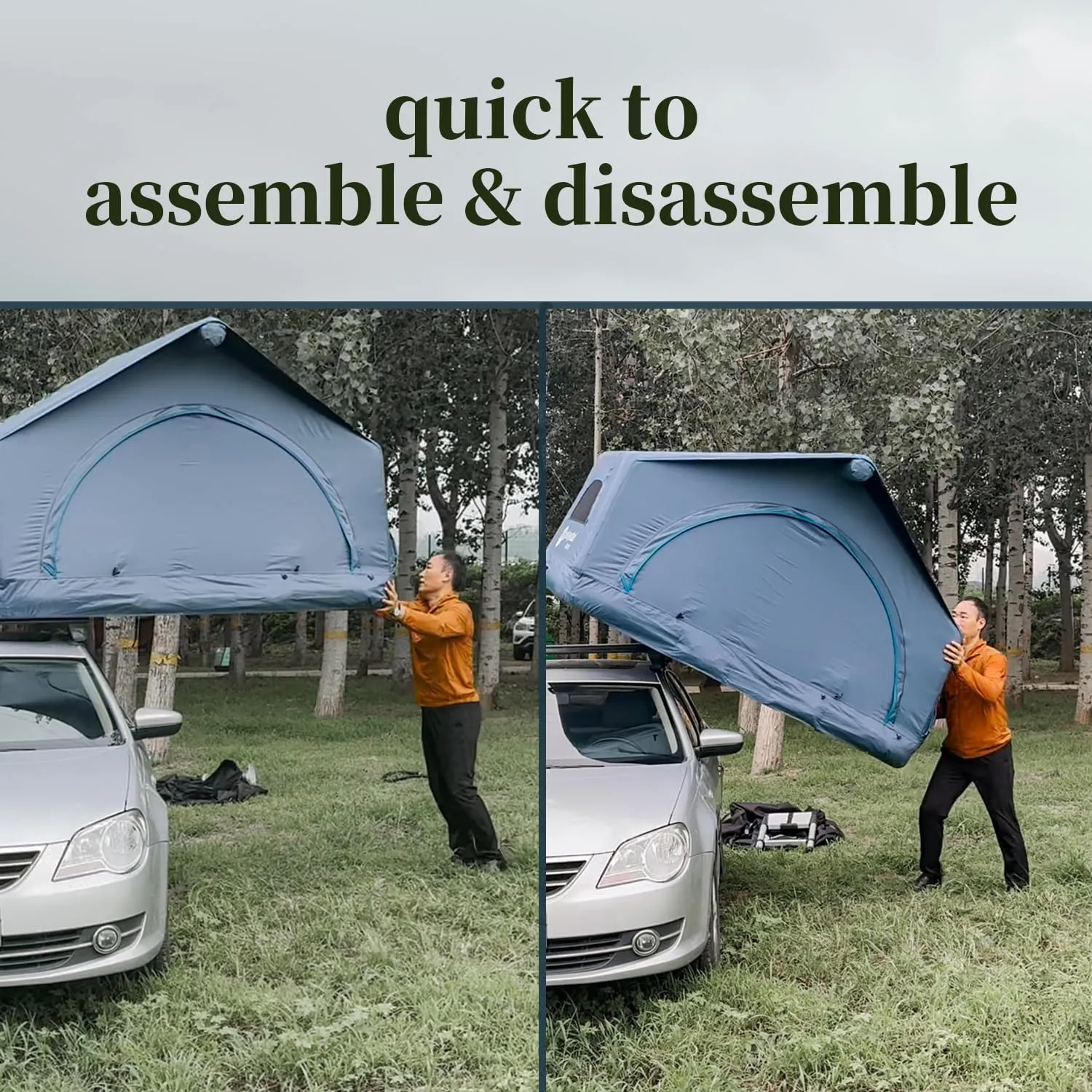 WINTENT Truck Roof Tent, Car SUV Roof Tent Inflatable,Roof Top Tent Camping for 2 Person,Easy to Set Up