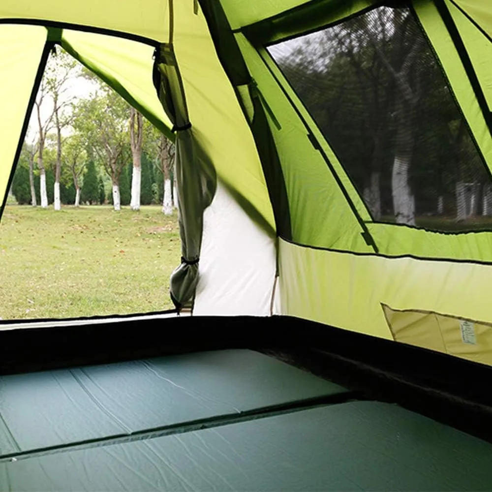 Winter Tent 4 Person Family Tent Waterproof Folding Tent Double Seasons Warm Shelter Camping Hiking Tour for Family Short Weekends