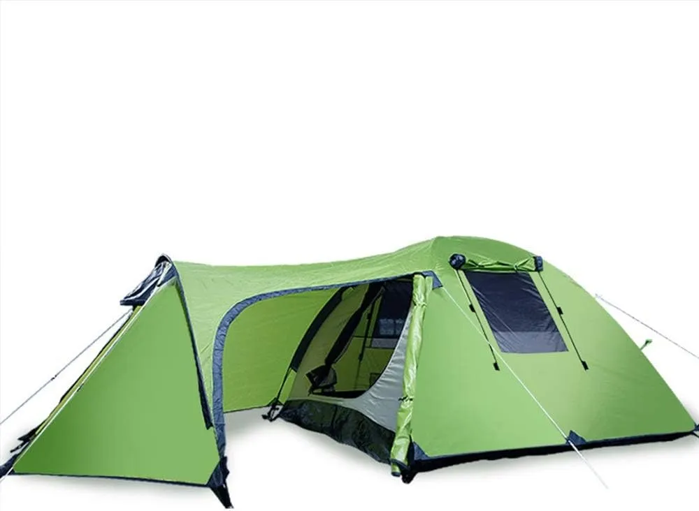 Winter Tent 4 Person Family Tent Waterproof Folding Tent Double Seasons Warm Shelter Camping Hiking Tour for Family Short Weekends