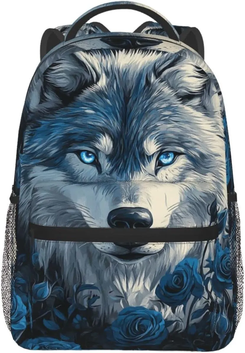 Wolf Stylish Backpack For Trekking Commute Women/Female