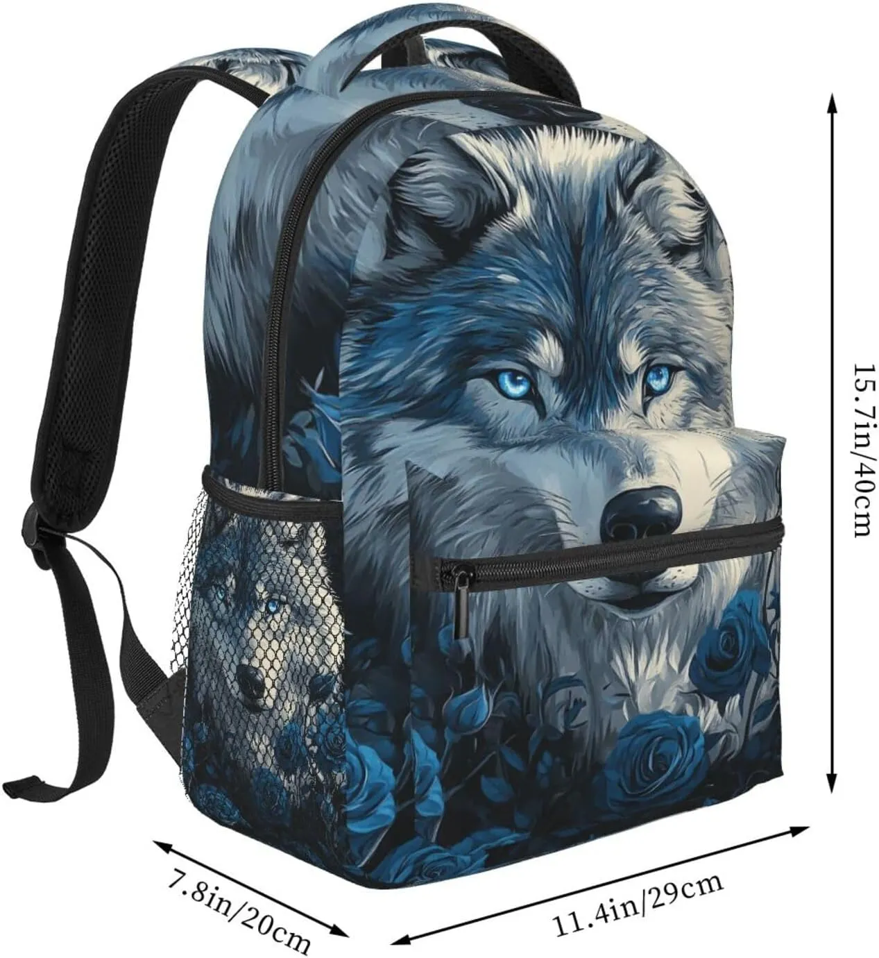 Wolf Stylish Backpack For Trekking Commute Women/Female