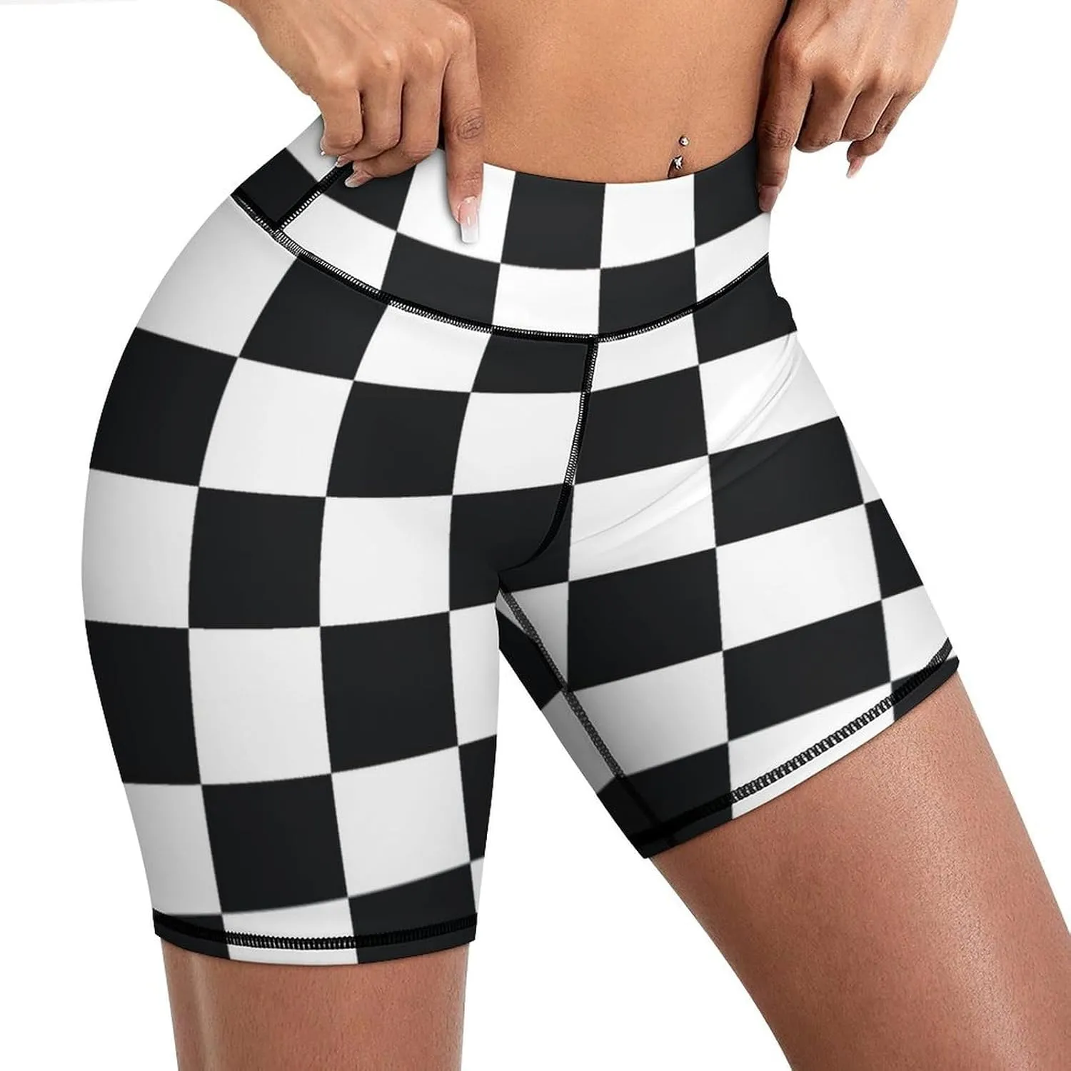 Women's High Waist Bike Shorts for Workout Sports Athletic Running Hiking Biker Yoga Gym
