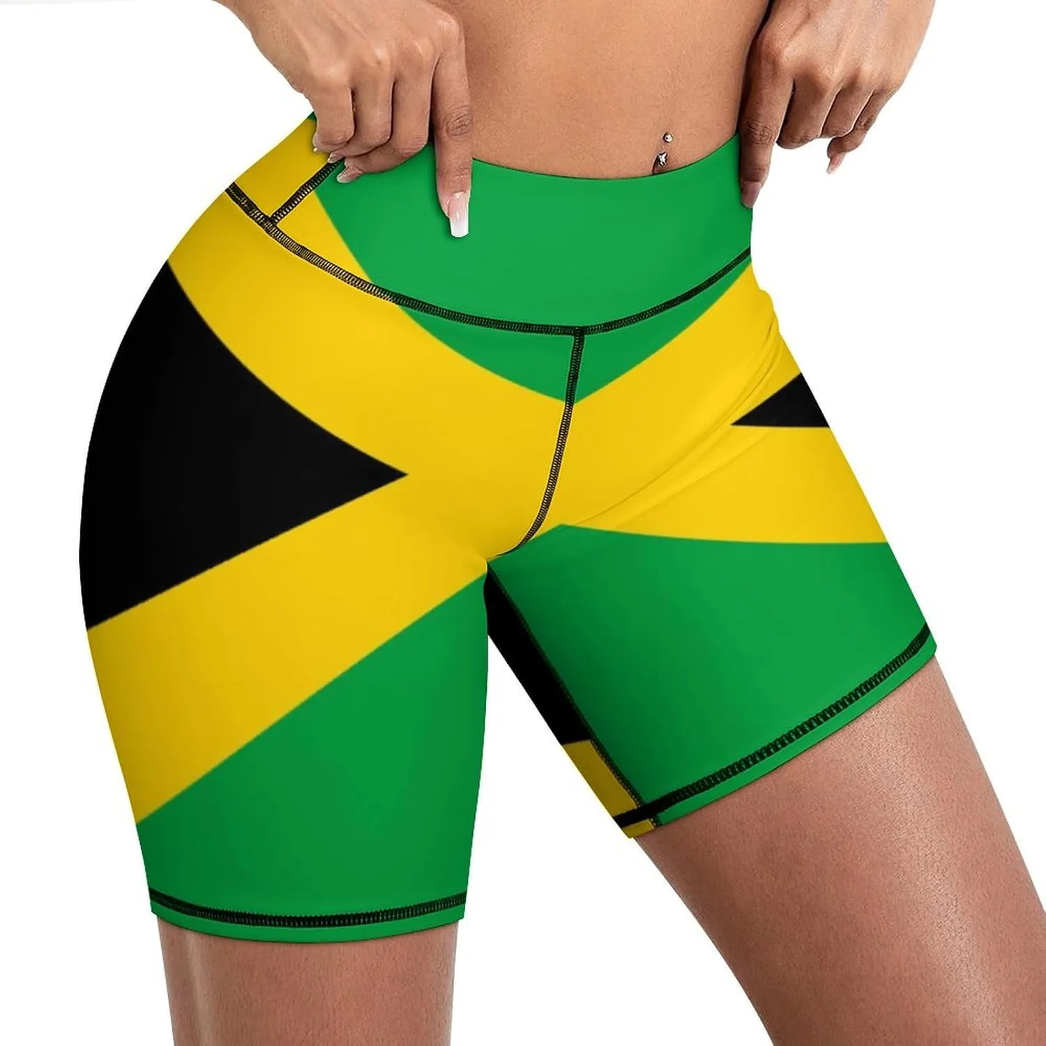 Women's High Waist Bike Shorts for Workout Sports Athletic Running Hiking Biker Yoga Gym