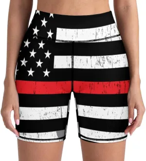 Women's High Waist Bike Shorts for Workout Sports Athletic Running Hiking Biker Yoga Gym