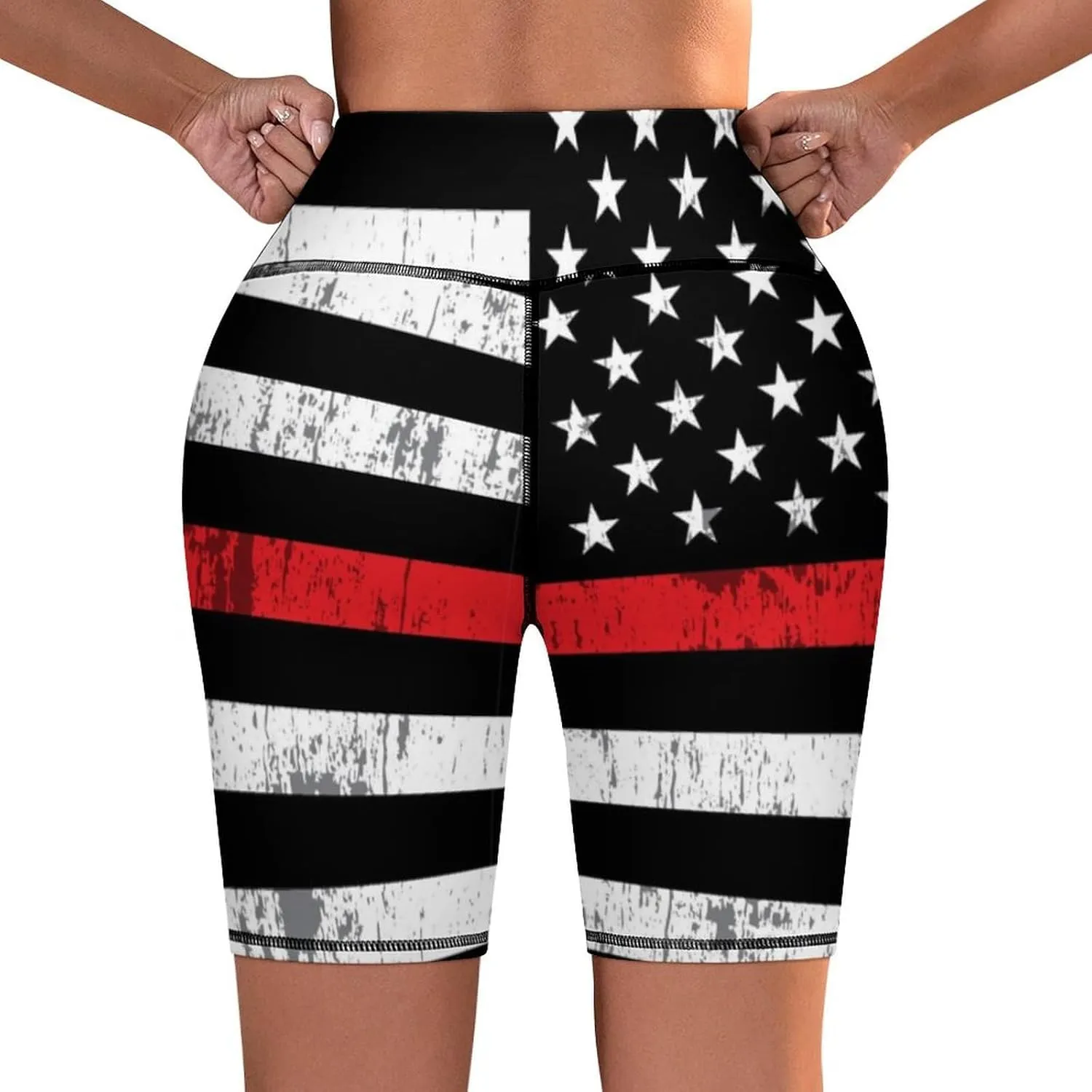 Women's High Waist Bike Shorts for Workout Sports Athletic Running Hiking Biker Yoga Gym
