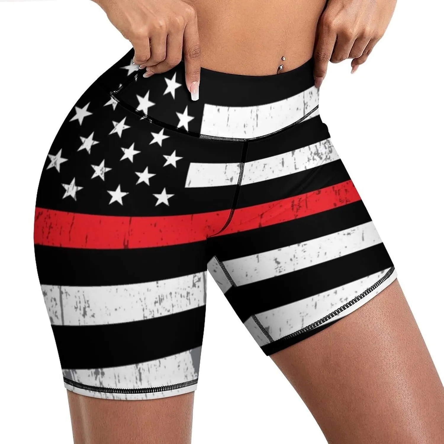 Women's High Waist Bike Shorts for Workout Sports Athletic Running Hiking Biker Yoga Gym