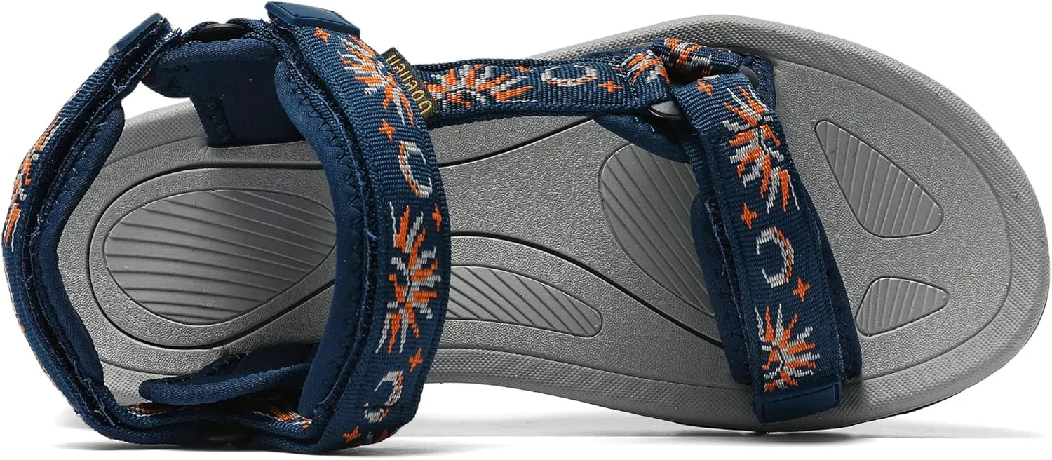 Women's Hiking Sport Sandals Water Outdoor Athletic Shoes With Arch Support Adjustable Beach Shoes