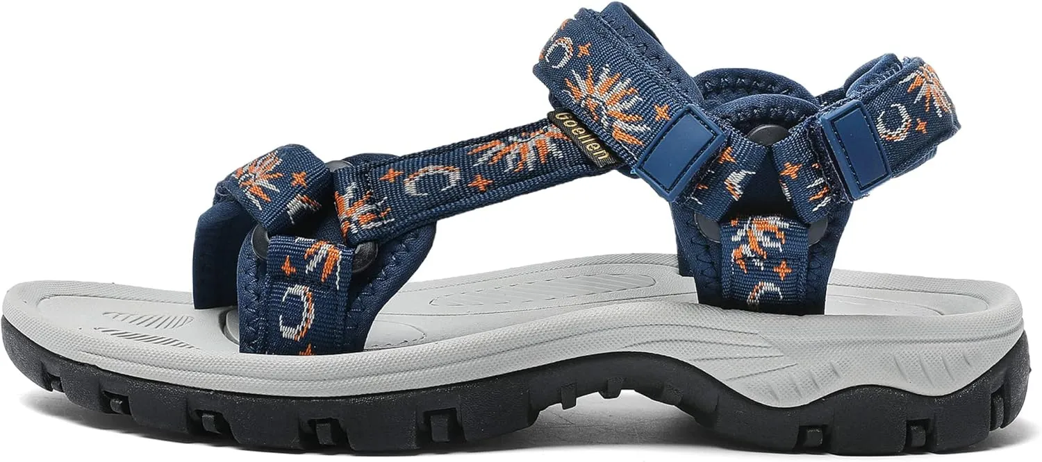 Women's Hiking Sport Sandals Water Outdoor Athletic Shoes With Arch Support Adjustable Beach Shoes