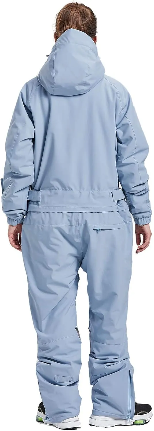 Womens One Pieces Ski Suits Jumpsuits Snowsuits Snowboard Winter Outdoor Waterproof Jackets