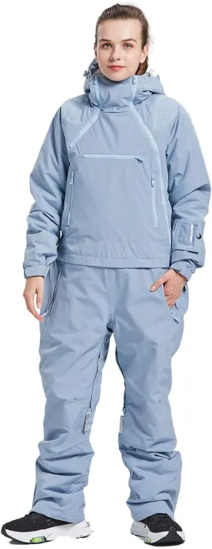 Womens One Pieces Ski Suits Jumpsuits Snowsuits Snowboard Winter Outdoor Waterproof Jackets