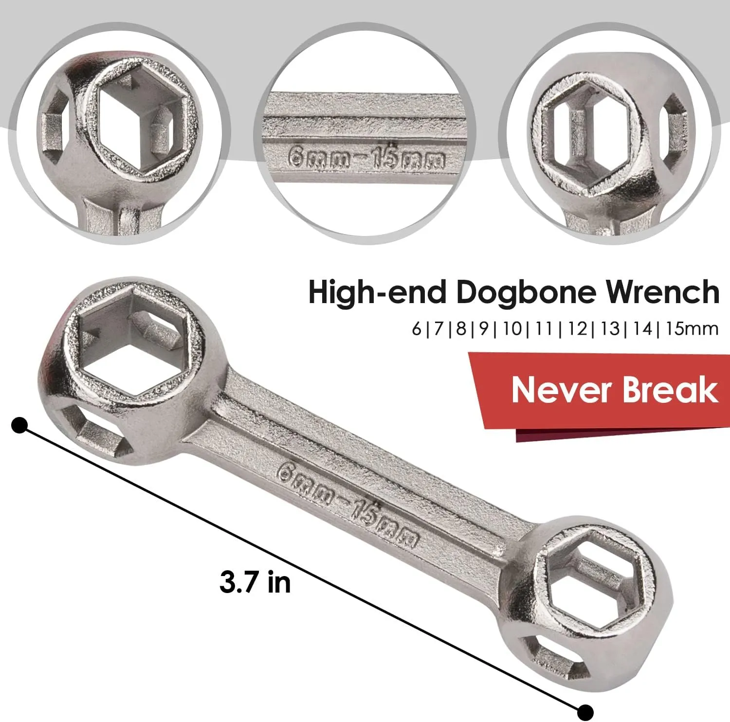 WOTOW Bike Repair Tool Kit - 21 in 1 Bicycle Multitool with Bone Wrench Portable Mountain Bike Tool Kit Riding Emergency Maintenance, Hex Key Wrench & Bike Tube Patch Kit & Tire Lever (21 in 1 Bone)