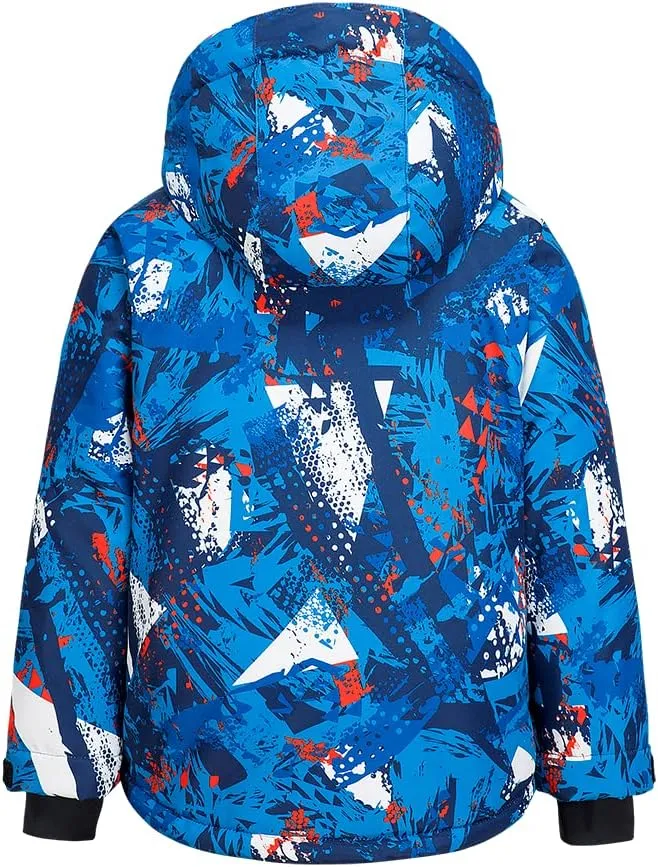 WOWULOVELY Girls Boy's Winter Ski Jackets Waterproof Kids Snowboarding Jacket Snow Coat Thicken Warm Hooded Ski Jacket