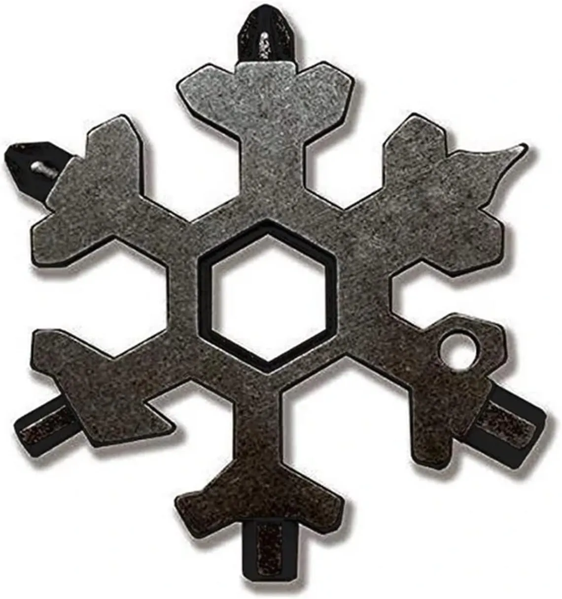 Wrenches,Plumbing Tools,Spanner,18-in-1 Multitool Stainless Steel Bicycle Multifunction Tool Keychain Bottle Opener Ring Wrench Hex Wrench for Outdoor Travel Camping Adventure Daily Tool (Color : Bla(