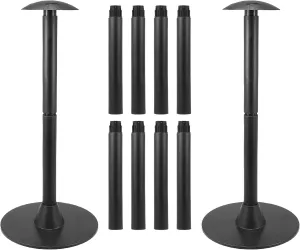 X AUTOHAUX 2pcs Boat Cover Support Pole Adjustable Height from 12" to 54" 6-Stage Extension ABS Support Pole System for Boat Cover