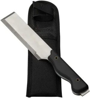 XHD Chisel Knife - 11.25” Hybrid Utility Knife, Wood Chisel, Hatchet Froe, Cleaver, Pry Bar, Rescue Tool - High Carbon Steel Blade for Construction, Camping or Woodworking Tools by Kings County Tools