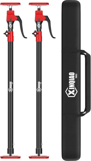 XINQIAO Cabinet Jacks for Installing Cabinets, Heavy Duty Third Hand Tools Adjustable Support Pole from 49.2 in to 114.2 in, 2 PCS