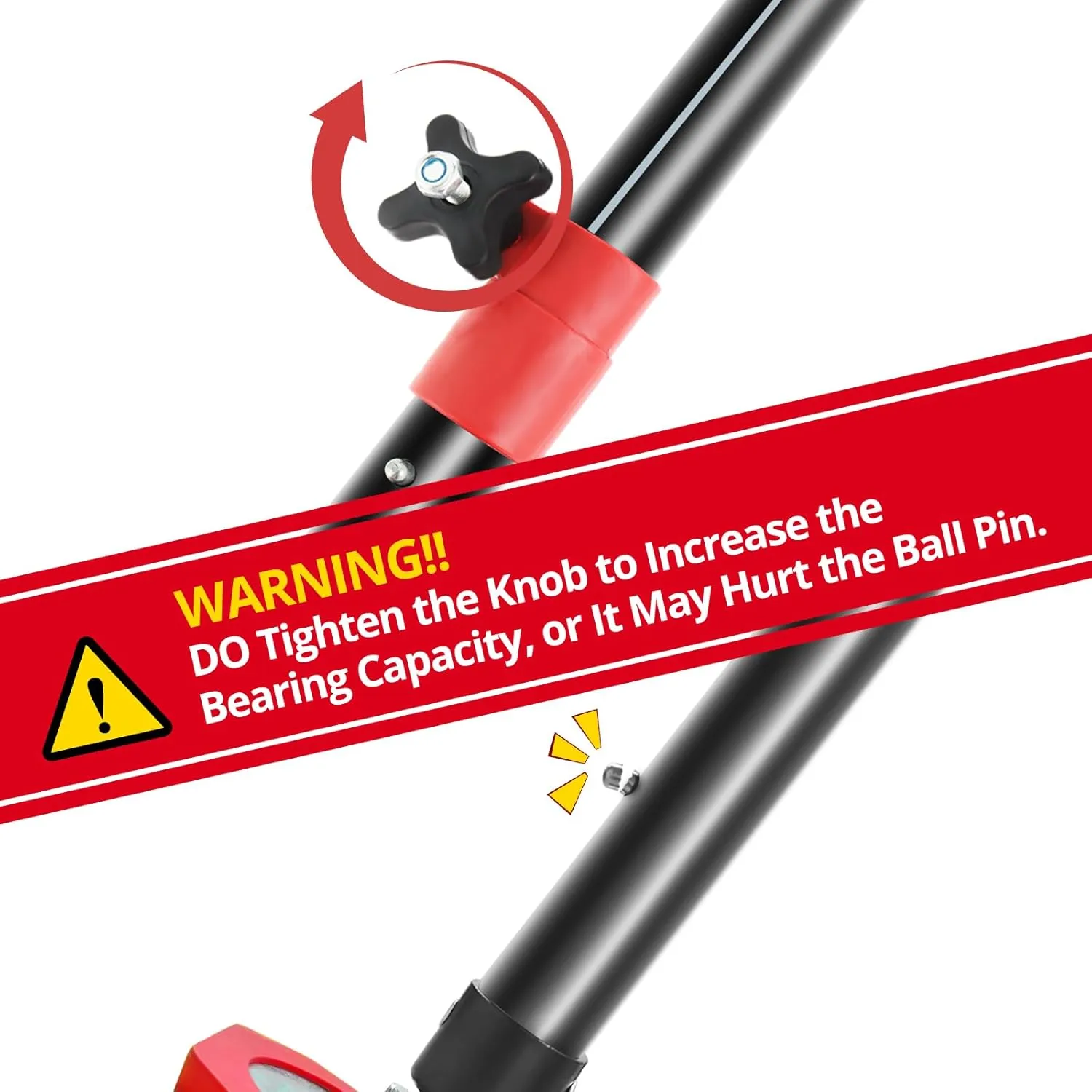 XINQIAO Cabinet Jacks for Installing Cabinets, Heavy Duty Third Hand Tools Adjustable Support Pole from 49.2 in to 114.2 in, 2 PCS