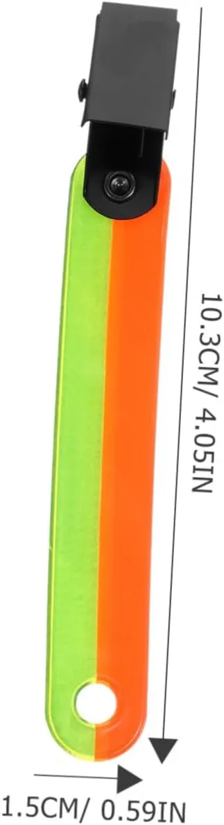 Yardwe Fluorescent Label Holder Snow Markers Supply Reflective Paint Markers Stair Treads Washable Markers