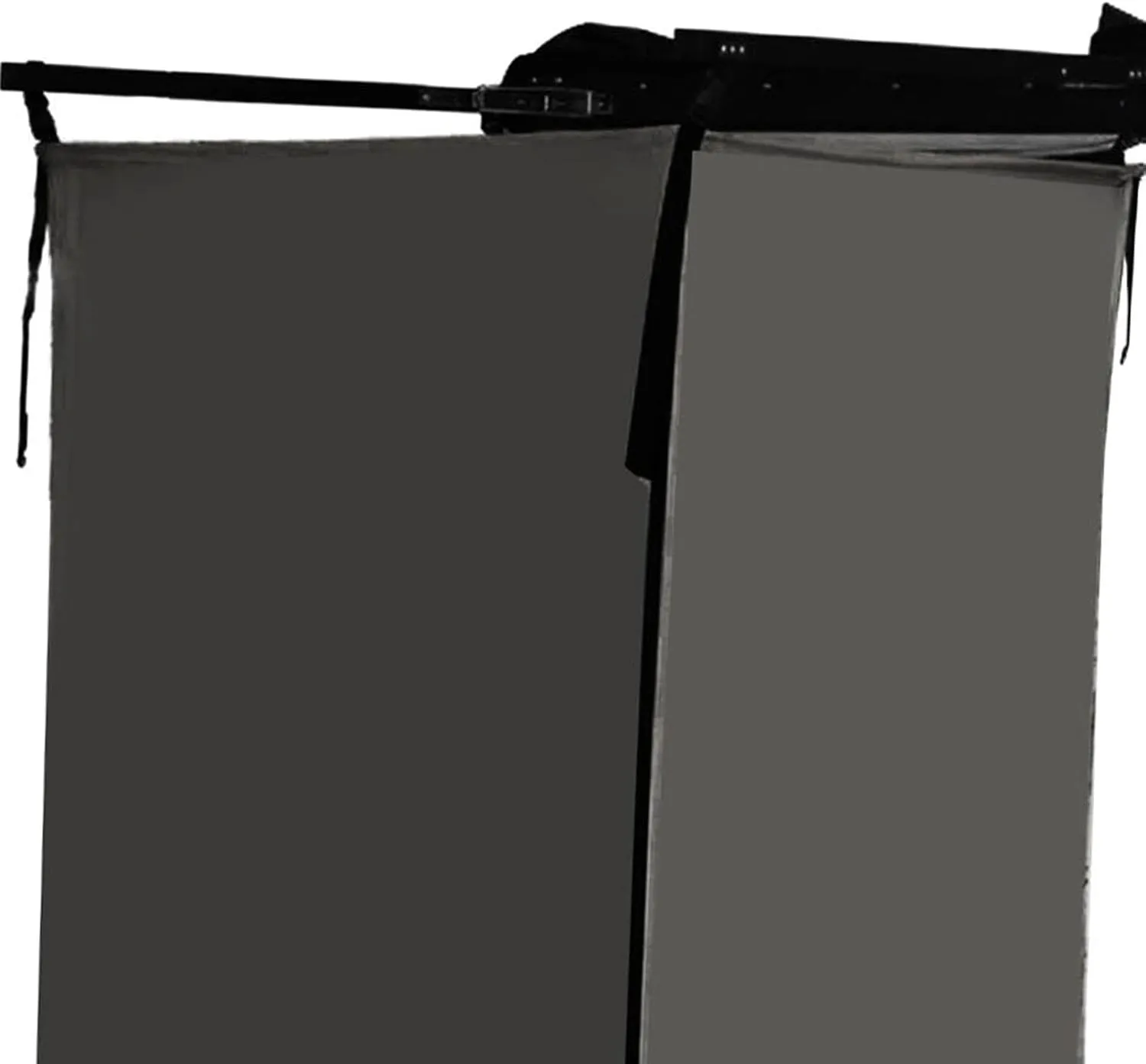 Yiju Vehicle Side Shower Tent,Changing Dressing Room Hiking Bathroom Overland Outdoor Toilet Stall for Long Road Trips, Van,Beach, Black