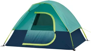 Youth 2-Person Camping Tent - Blue/Green Color