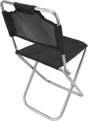 YOUTHINK Folding Chair, Breathable Fabric Portable Small Backrest Fishing Chair Lightweight Folding Chairfor Camping Barbecue Backpacking